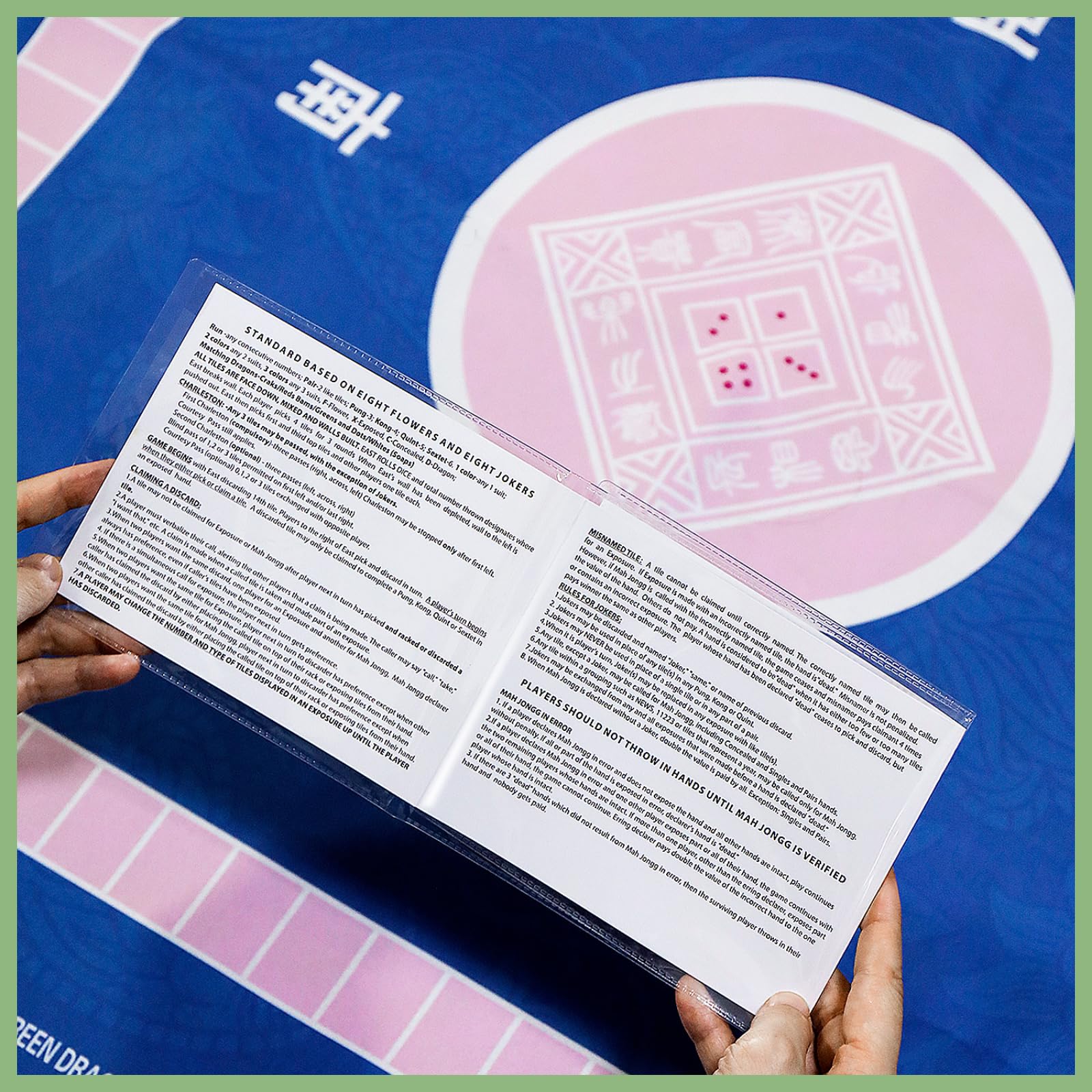 2026 MahjongCard Sleeves 4PCS, Transparent Plastic Covers