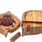Lady Bug - Secret Wooden Intarsia Puzzle Box - Handcrafted from Natural Exotic Woods