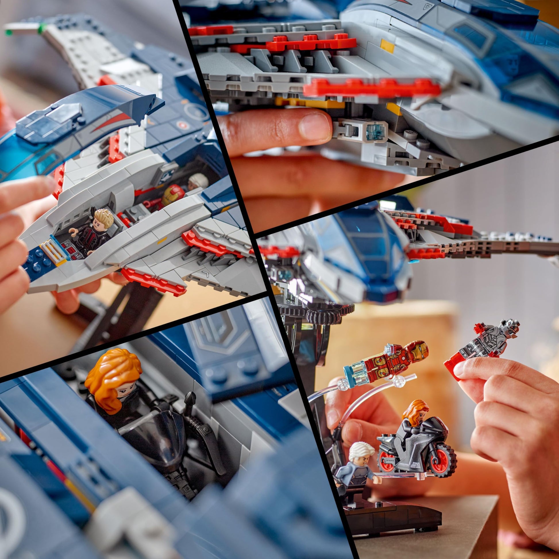 LEGO Marvel Avengers: Age of Ultron Quinjet - Kids Toy for Boys and Girls, Ages 12+ - Avengers Toy with 5 Marvel Action Figures - Collectible Decor