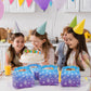 16PCS Snowflake Gift Bags Paper Winter Party Favor Candy Goodie Boxes