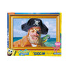 AQUARIUS Spongebob Squarepants 1000 Piece Jigsaw Puzzle, Nickelodeon Pirate Painting Art 20x28 inch Collectible Merchandise Gift for Teens and Adults