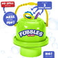 Fubbles Bubbles No-Spill Big Bubble Bucket in Green | Bubbles for Toddlers and Kids of All Ages | Includes Fubbles Bubbles Bucket and 3 Bubble Wands