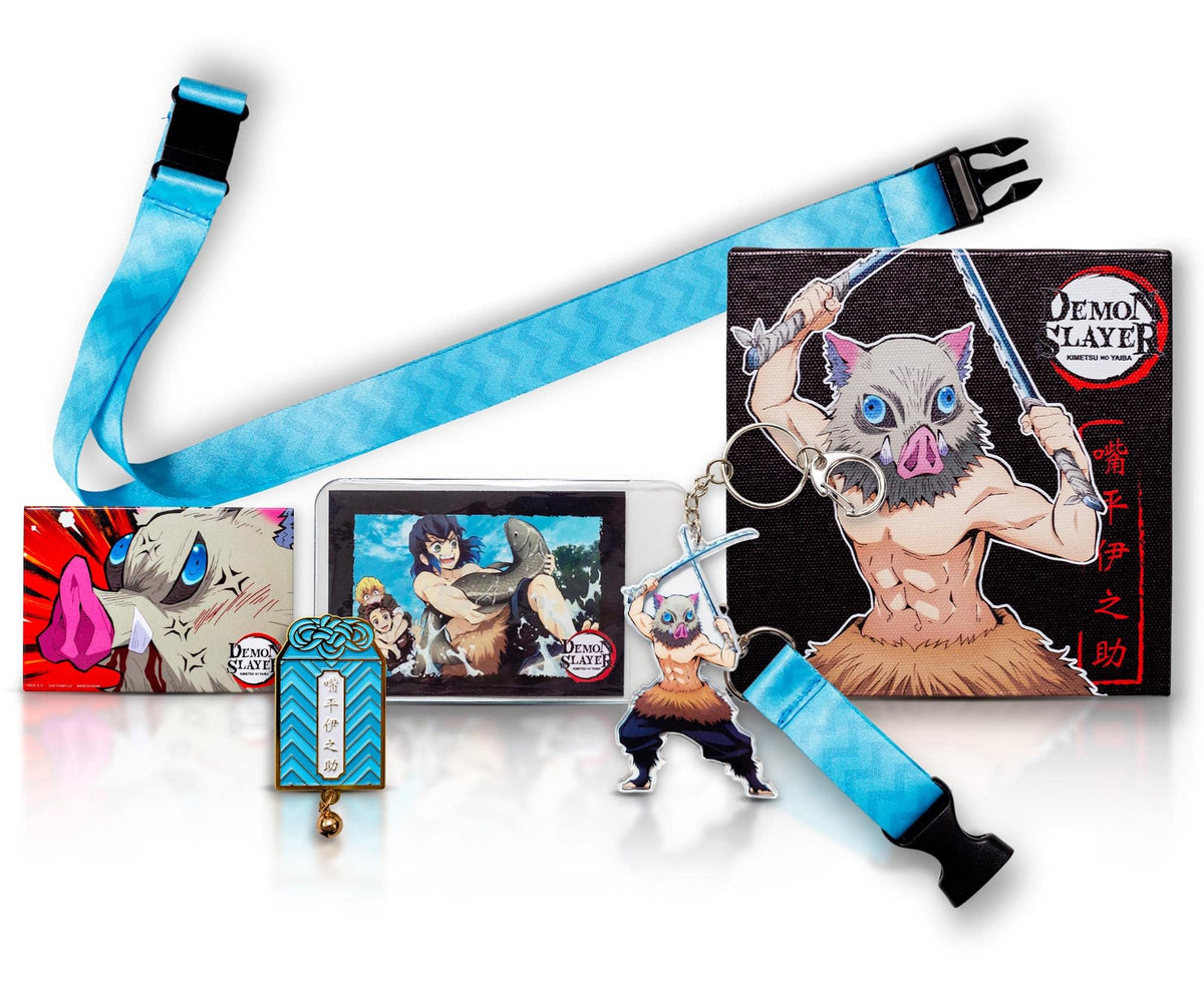 JUST FUNKY Demon Slayer: Kimetsu No Yaiba Inosuke Hashibira LookSee Mystery Adult Blind Box | Includes 5 Anime Collectibles