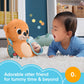 FISHER-PRICE BABY Toy 2-in-1 Rockin' Tummy Time Otter Plush Sensory Activity with Soft Book for Newborn Play Ages 0+ Months