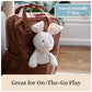 GUND Baby Peek-a-Boo Flora 7-Inch Bunny Squeeze-Activated Plush Toy