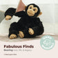 Bearington Bing The Stuffed Monkey Plush - 10.5" Chimpanzee Plush Toy with Soft Fur and Lifelike Features - Adorable Stuffed Animal Monkeys Cuddly