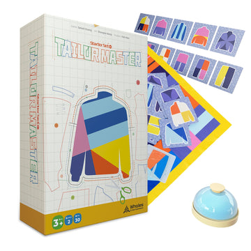 Whales Entertainment |Tailor Master Board Game for Kids 3 +| Family Game Night | Memory Matching Card with Bell Tap| Educational and Fun