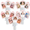 Big Dot of Happiness 30th Pink Rose Gold Birthday - Happy Birthday Party Picture Centerpiece Sticks - Photo Table Toppers - 15 Pieces