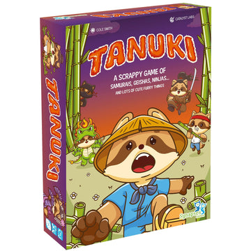 Synapses Games | Tanuki | Take-that Card Game | Non-Stop Player Interaction | 3 to 8 Players | 20 Minutes | Ages 7+