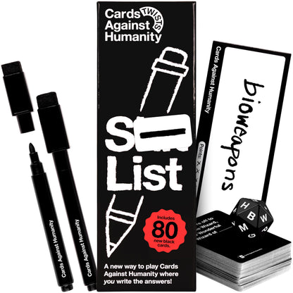 Cards Against Humanity: S⸺ List • A New Twist on The Classic Adult Party Game • New Expansion, Plus a Whole New Way to Play Where You Write Your own
