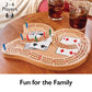 Mainstreet Classics Wooden 29" Cribbage Board Game Set for 2-4 Players