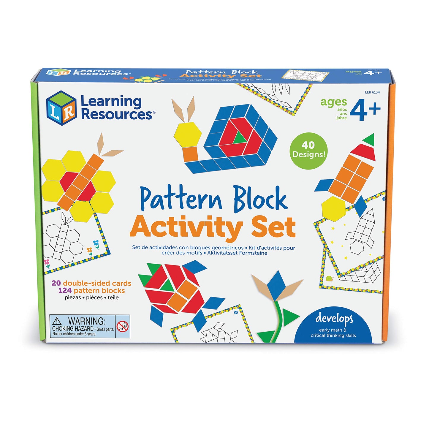 Learning Resources Pattern Block Activity Set