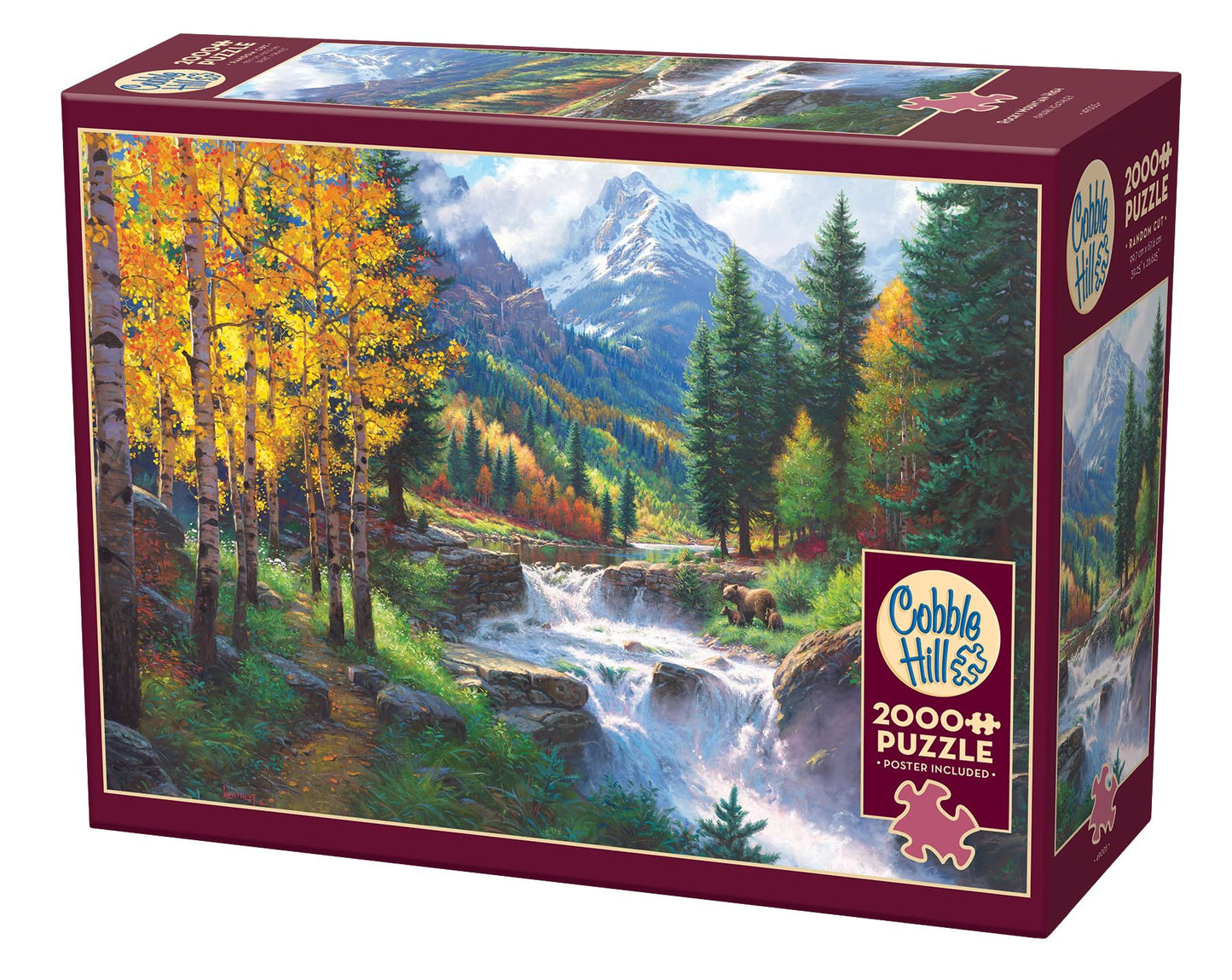 Cobble Hill 2000 Piece Puzzle - Rocky Mountain High - Sample Poster Included