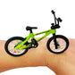 Mini Finger Bike Toy - Alloy Mountain Bicycle Model with Tools, Movable Parts, Gift for Kids & Collectors (Green)