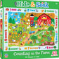 MasterPieces Nature Puzzle - Hide & Seek 48 Piece Jigsaw Puzzle for Kids - Counting on the Farm - 19"x14"