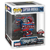 Funko Pop! Deluxe: Marvel - Captain America, Special Edition Multicolo Street Art Gaffiti Collection #752
