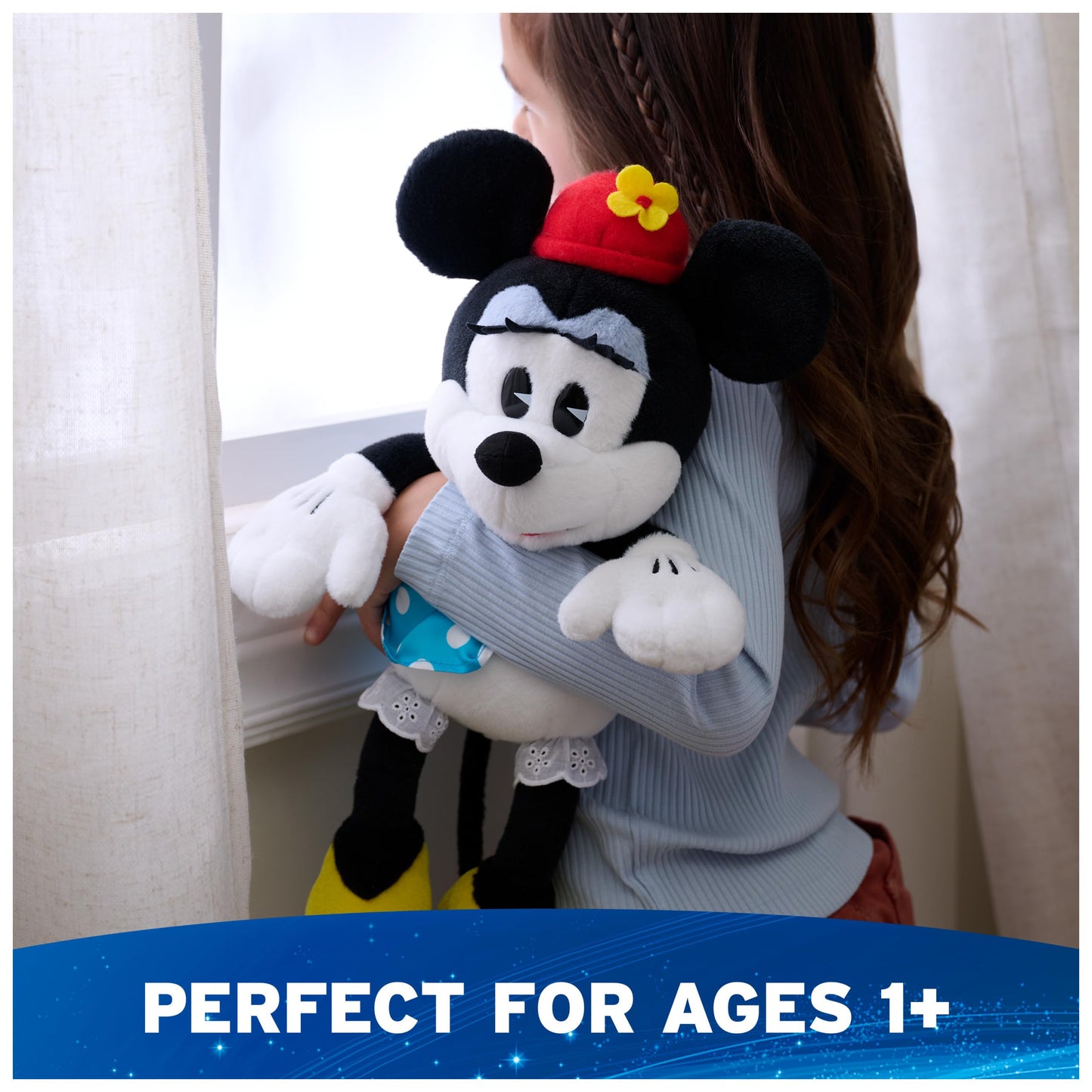 GUND Disney Official Minnie Mouse 14-Inch Deluxe Plush Toy for Ages 1+