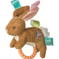 Taggies Teether Baby Rattle, 6", Harmony Bunny