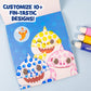 Horizon Group USA Baby Shark Dot Art Pad & Markers, Spiral-Bound Activity Painting Pad, Travel-Friendly Dabbers, Birthday Party, Great Mess-Free