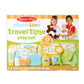 Melissa & Doug Mine to Love Travel Time Play Set for Dolls with Diaper Bag, Bottle, Sunscreen, More (17 pcs) - Baby Doll Accessories, Baby Doll Sets