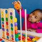 Melissa & Doug Bead Sequencing Set with 46 Wooden Beads and 5 Double-Sided Pattern Boards