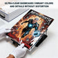 200ct Resealable Current Comic Book Bags - Acid-Free & Crystal Clear Comic Book Sleeves 6-7/8" x 10-1/2", Protect, Storage and Display Standard-Sized