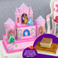 DecoSet® Disney Princess Happily Ever After Birthday Cake Topper, 6-Piece Cake Decorations, Includes Castle with Moveable Turrets, Cinderella, Ariel