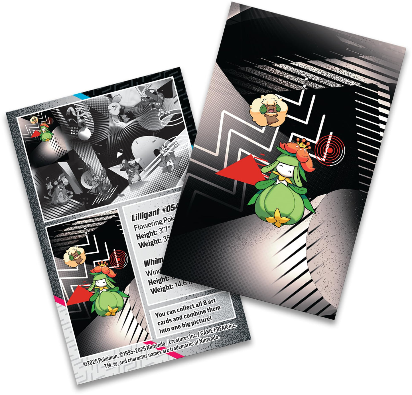 Pokémon TCG: Unova Mini Tin - Lilligant & Whimsicott (2 Booster Packs & 1 Sticker Card)