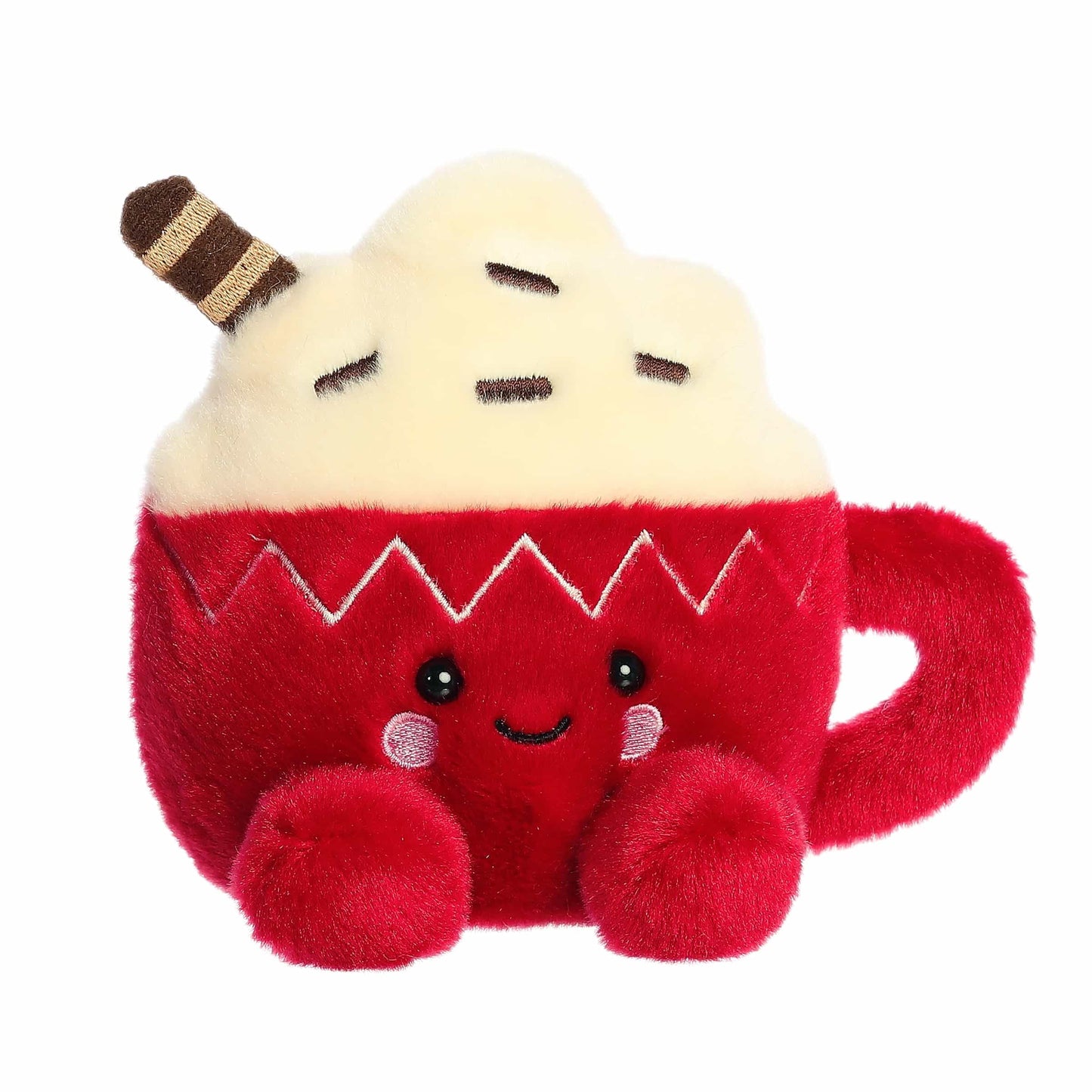 Aurora® Festive Palm Pals™ Cassia Hot Cocoa™ Stuffed Animal - Fun Collectible Plush for Kids and Adult Collectors - Perfect for Holiday Decorations or
