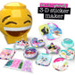 ACTIVITY KINGS ILY DIY 3D Sticker Maker - Arts & Crafts Kit for Kids Ages 6+ | Makes 30 Custom Stickers Fun & Creative Toy Gift for Boys & Girls