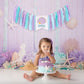 Mermaid One Year High Chair Banner - Under The Sea 1st Birthday Party Decorations, First Party Banner, Ocean Themed Highchair Garland, Under The Sea