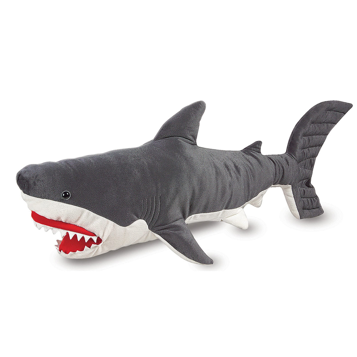 Melissa & Doug Giant Shark - Lifelike Stuffed Animal (Over 3 feet Long)