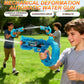 Electric Water Gun Toy, Automatic Water Gun with Strobe Lights - Blue
