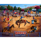 Boardwalk Sleepy Creek Rodeo 210 Piece Personal Puzzle, Jigsaw Puzzles with Premium Box, Horse Gifts for Adults, 6"x8"