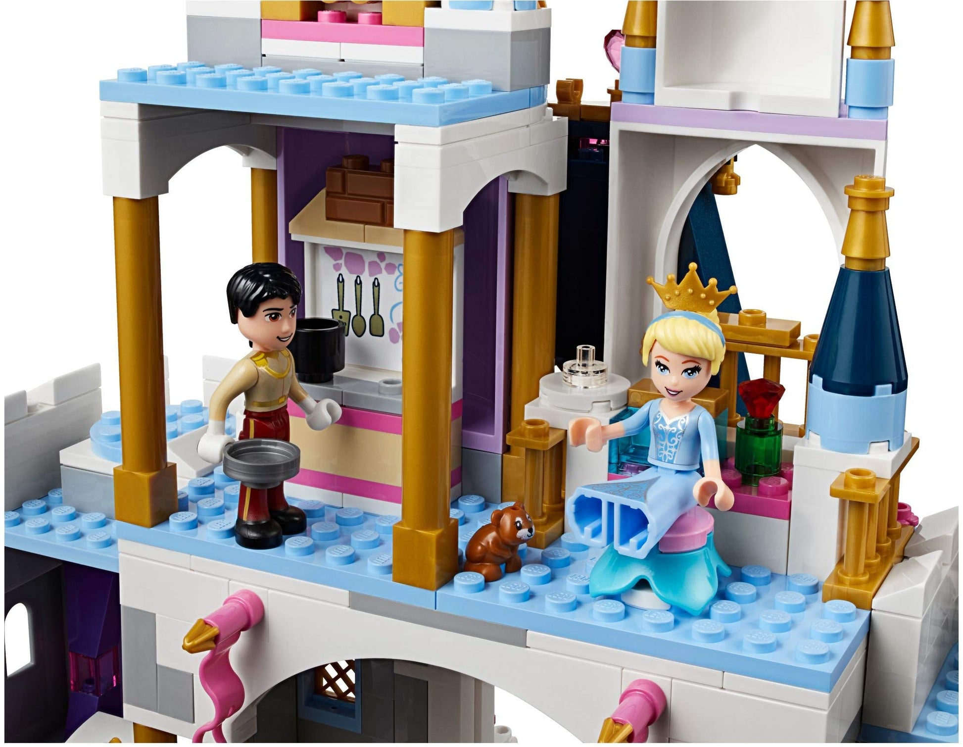 LEGO Disney Princess Cinderella's Dream Castle 41154 Popular Construction Toy for Kids (585 Pieces)