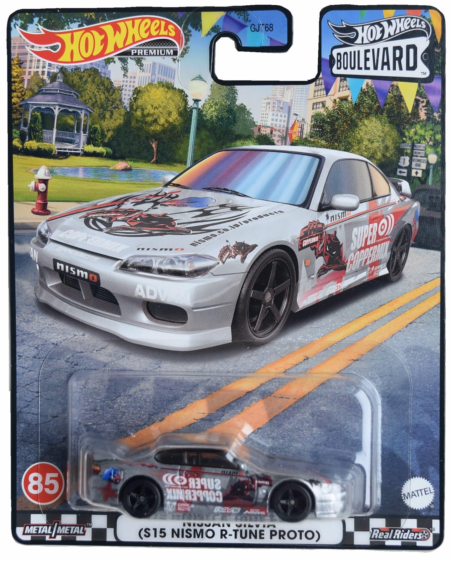 Mattel Hot Wheels Nissan Silvia, Boulevard Series [Silver]