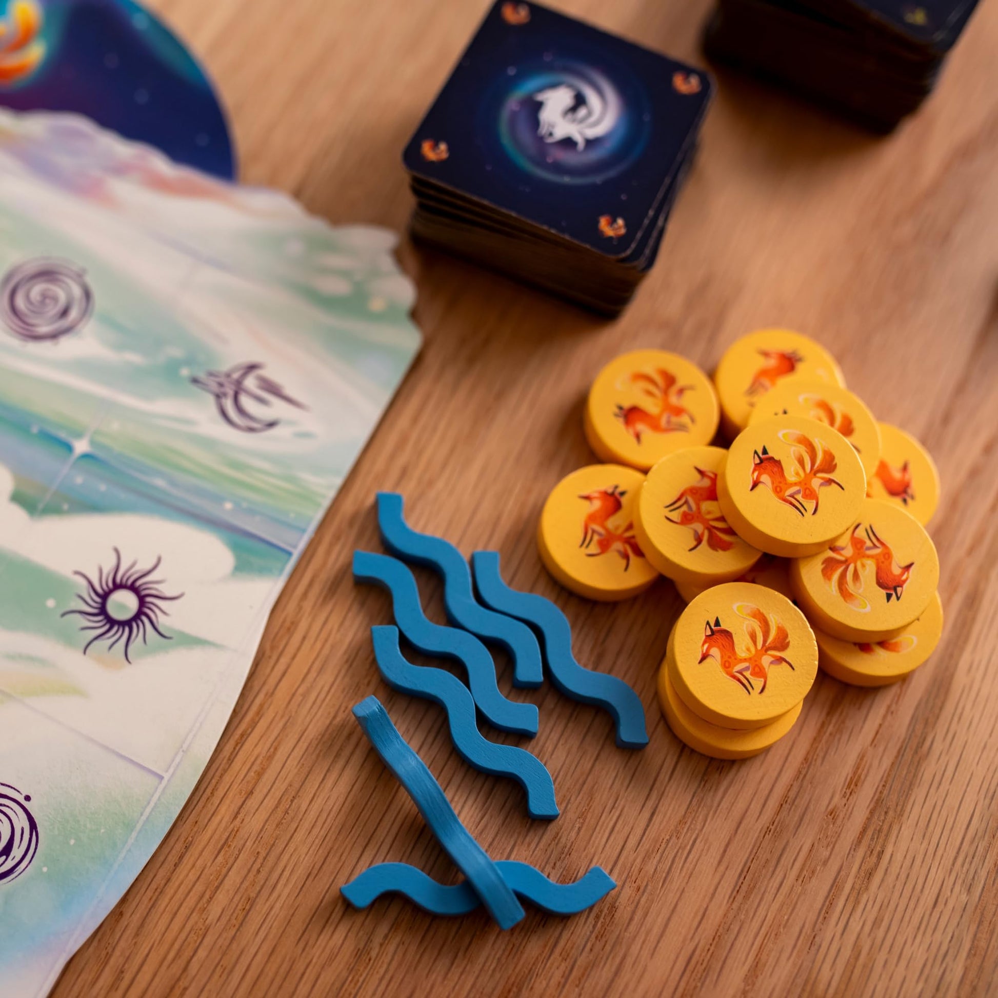 Tulikko Board Game - Strategic Tile-Laying Forest Adventure, Family Game with Animal Spirits & Aurora Abilities for Kids, Teens & Adults, Ages 8+, 2-4