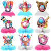 Baseball Drip Birthday Party Centerpieces: 9Pcs Ice Cream Drip Baseball Party Decorations Ice Cream Baseball Drip Party Decorations