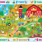 MasterPieces Nature Puzzle - Hide & Seek 48 Piece Jigsaw Puzzle for Kids - Counting on the Farm - 19"x14"