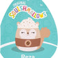Squishmallows Original 8 inch Reza The Latte Squirrel - Official Jazwares Plush