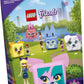 LEGO Friends Stephanie’s Cat Cube 41665 Building Kit; Kitten Toy for Kids with a Stephanie Mini-Doll Toy; Cat Toy Makes a Creative Gift for Kids Who