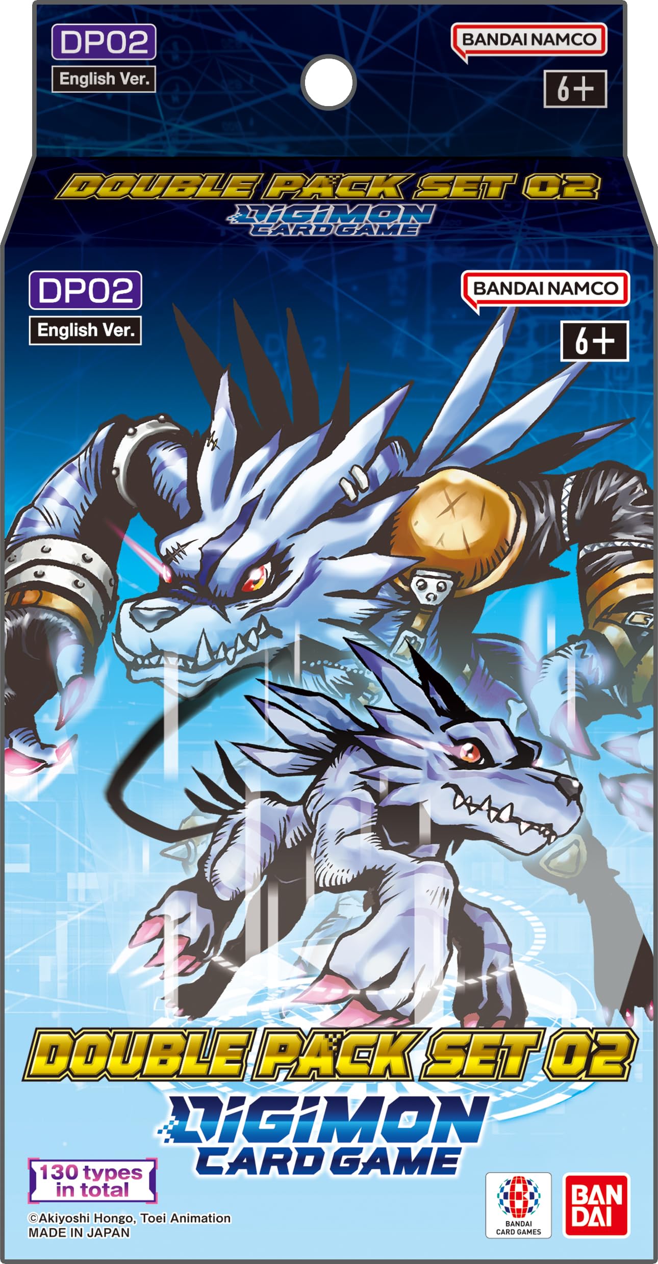 BANDAI Digimon Card Game: Double Pack Set 02
