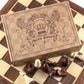 AMEROUS Wooden Chess Pieces Only, Tournament Staunton Wood Chessmen with 3.5 inches King, Chess Game Pawns for Chess Board Game, Replacement