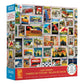 Ceaco - Barbara Behr - Stamps - Car Stamps - 1000 Piece Jigsaw Puzzle, 26.6 x 19
