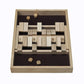 WE Games Wooden Shut the Box Game 2 Player, Double-Sided Shut the Box Game 10 Number Flips Tiles, Dice Games for Adults, Classic Pub Games & Tabletop