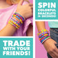 ColorSpin Bracelet Replacement Tubes - 15 Replacement Tubes with Clasps Only for ColorSpin Electric Bracelet Maker