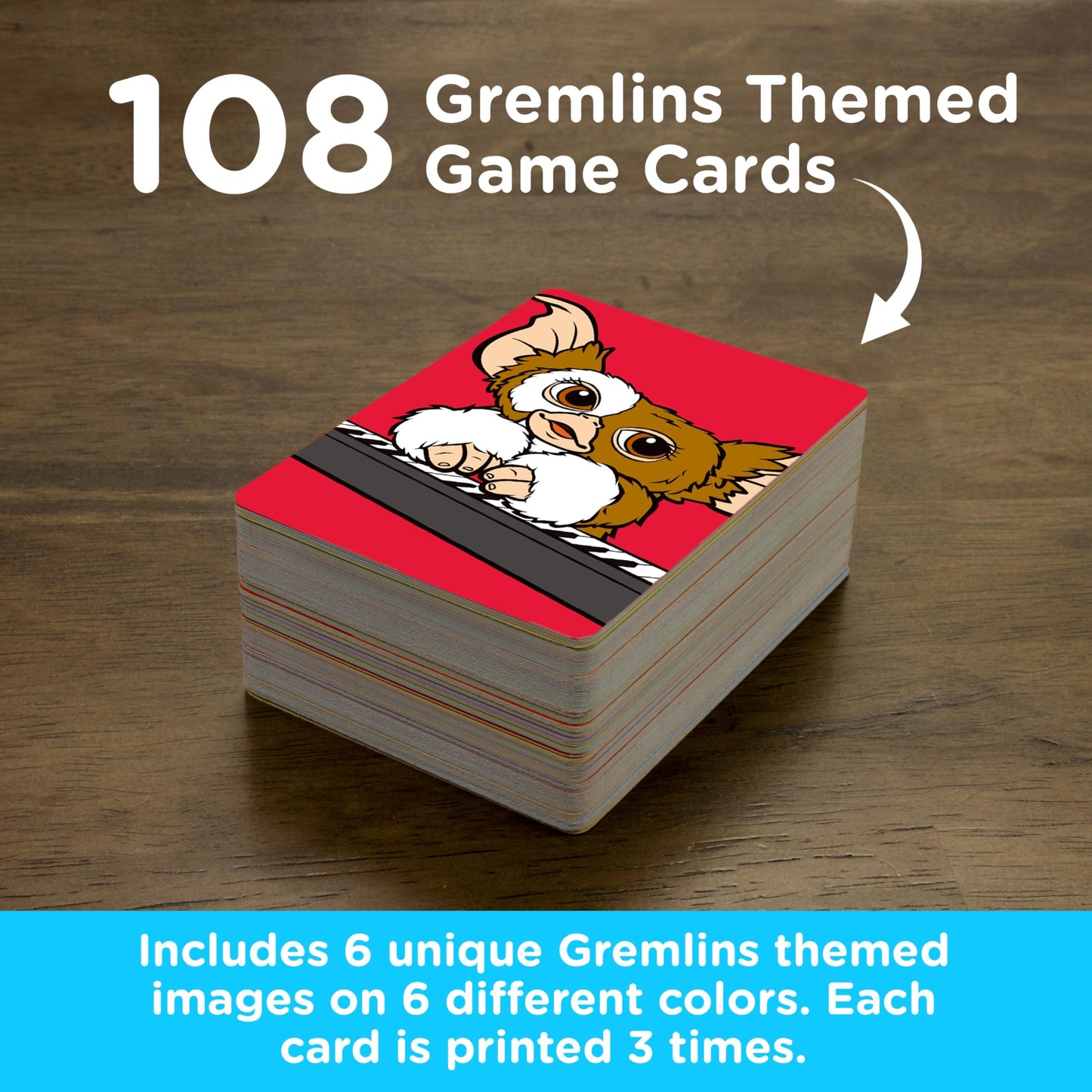 AQUARIUS Gremlins Memory Master Card Game - Fun Family Party Game for Kids, Teens & Adults - Entertaining Game Night Gift - Officially Licensed