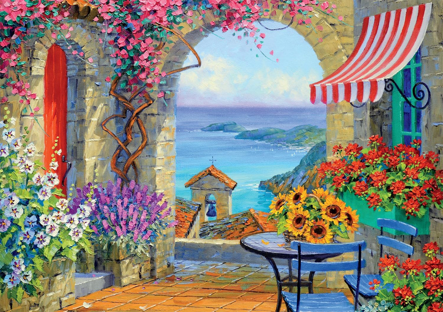 Buffalo Games - Warmth of the Mediterranean - 300 Piece Puzzle for Adults