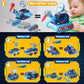 Take Apart Vehicle Magnetic Toy Transform Car Dinosaur Robot Building Tool