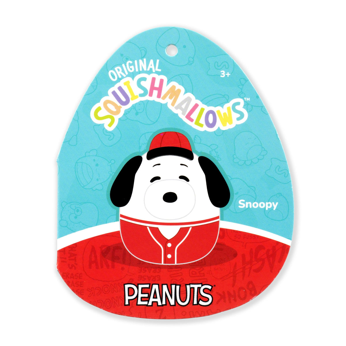 Squishmallows Original Peanuts 8in Baseball Snoopy - Official Jazwares Plush (Little)